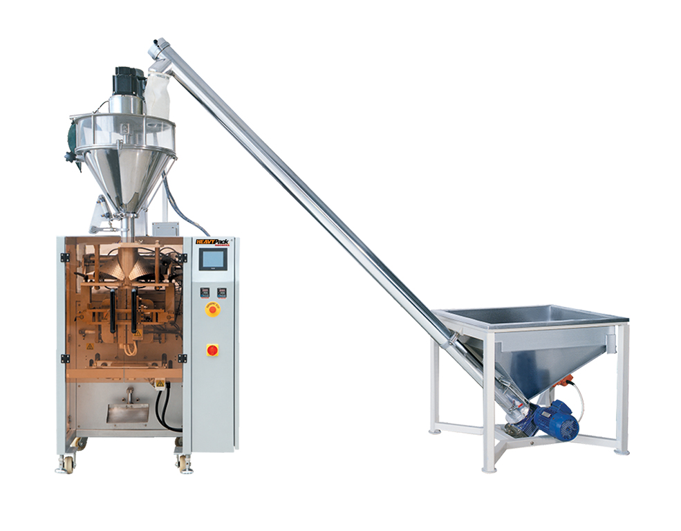 Mesin Pengemas Sachet Untuk Produk Powder, Bedak dan susu bubuk  HDL-420 With Weigher Conveyor